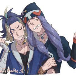 This is a pixiv picture whose title is ツバキ&セキ.