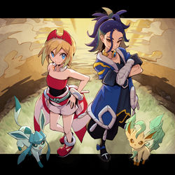 This is a pixiv picture whose title is シンジュの長とコンゴウの長.