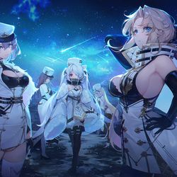 This is a pixiv picture whose title is [仕事絵] アズールレーン.