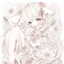 This is a pixiv picture whose title is flower gift box.
