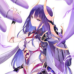 This is a pixiv picture whose title is Raiden Shogun Weekly Boss 雷電将軍.