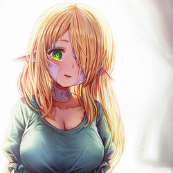 This is a pixiv picture whose title is 「...おはよう...ございます...」.