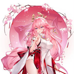 This is a pixiv picture whose title is 屑狐狸.