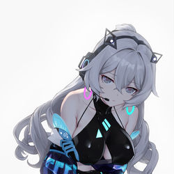 This is a pixiv picture whose title is 穿上小时候的音乐会服装 有点挤(ㅇㅅㅇ ).