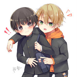 This is a pixiv picture whose title is 仲良し.