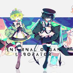 This is a pixiv picture whose title is 🦊🦎🧠📺.
