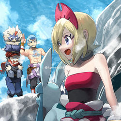 This is a pixiv picture whose title is ポケモンLEGENDS アルセウス　カイ.