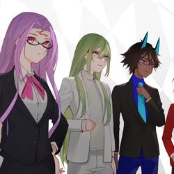 This is a pixiv picture whose title is スーツ霊衣ください②.