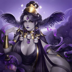 This is a pixiv picture whose title is Nyx.