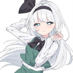 This is a pixiv picture whose title is ロングな妖夢.