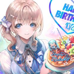 This is a pixiv picture whose title is 【お仕事絵】プロセカ望月穂波ちゃんお誕生日記念イラスト.