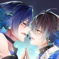 This is a pixiv picture whose title is magnet.
