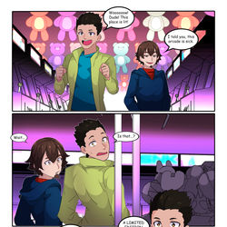 This is a pixiv picture whose title is The Arcade.