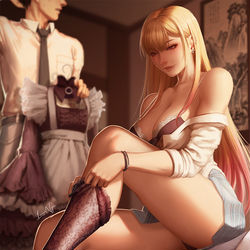 This is a pixiv picture whose title is Marin Kitagawa.