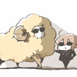 This is a pixiv picture whose title is ドゥムジの眼鏡は黒色眼鏡。.