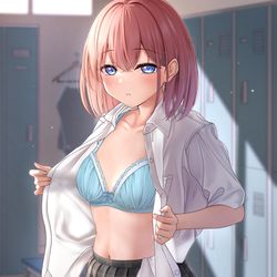 This is a pixiv picture whose title is 「えっ…？」.