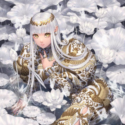 This is a pixiv picture whose title is 幻想.