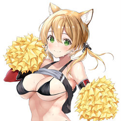 This is a pixiv picture whose title is チアガールプリンツさん水着差分.
