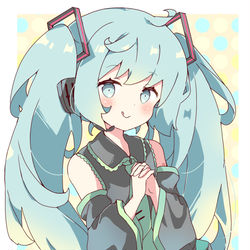 This is a pixiv picture whose title is ミク.
