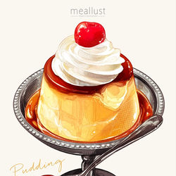 This is a pixiv picture whose title is Pudding.