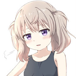 This is a pixiv picture whose title is スｏー/ﾚー7°の吉永恋ちゃんスク水.
