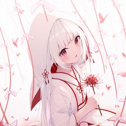 This is a pixiv picture whose title is 赤.