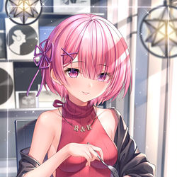 This is a pixiv picture whose title is 拉姆.