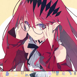 This is a pixiv picture whose title is メガネ判定.