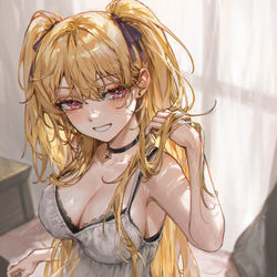 This is a pixiv picture whose title is OC.