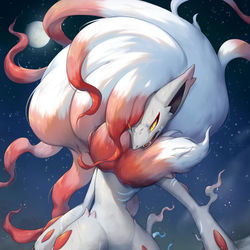 This is a pixiv picture whose title is ヒスイゾロアーク.