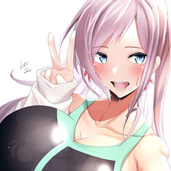 This is a pixiv picture whose title is ピースな武蔵ちゃん.