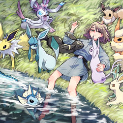 This is a pixiv picture whose title is 小休憩.