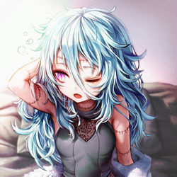 This is a pixiv picture whose title is 起床するアダムスカ.
