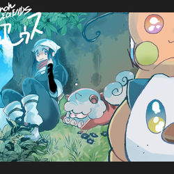 This is a pixiv picture whose title is ヒスイ満喫してます.