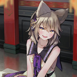 This is a pixiv picture whose title is かわいいんだぞ.