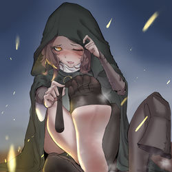 This is a pixiv picture whose title is 梅琳娜.