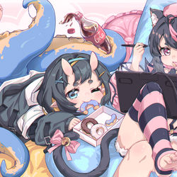 This is a pixiv picture whose title is 無惑冷宝贴贴.