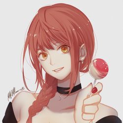 This is a pixiv picture whose title is マキマ.