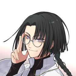 This is a pixiv picture whose title is 太公望メガネ.