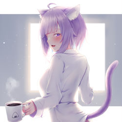 This is a pixiv picture whose title is 朝おかゆん.