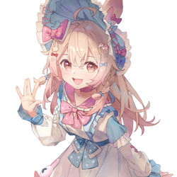 This is a pixiv picture whose title is skeb.