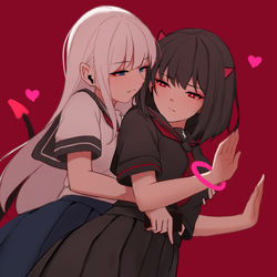 This is a pixiv picture whose title is ❤.