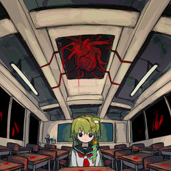This is a pixiv picture whose title is 教室.