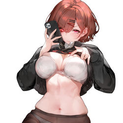 This is a pixiv picture whose title is 我超円！.