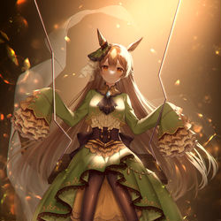 This is a pixiv picture whose title is サトノダイヤモンド.