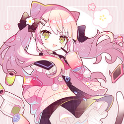This is a pixiv picture whose title is さくらJK.