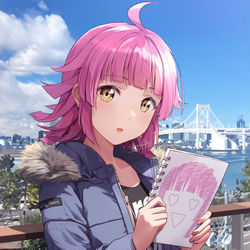 This is a pixiv picture whose title is 天王寺璃奈さん.