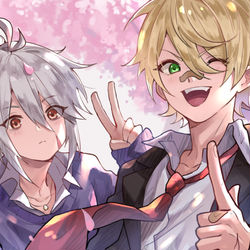 This is a pixiv picture whose title is 春にまた会いましょう.