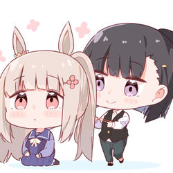 This is a pixiv picture whose title is ツインテール途中.