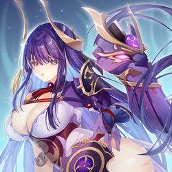 This is a pixiv picture whose title is 禍津御建鳴神命.